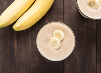 Banana Bread Smoothie. 25 Grams Of Protein. No Oven.