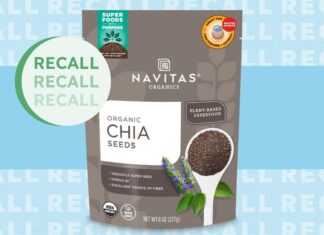 Rappel national de graines de chia biologiques Navitas en raison du risque de salmonelle